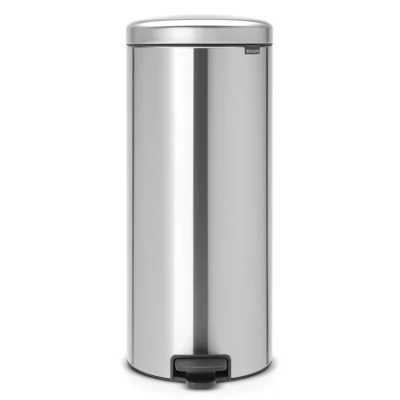 Imagen de Brabantia NewIcon Cubo de basura pedal 30 litros, color acero mate