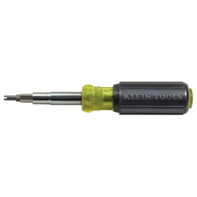 Imagen de Klein 32527 11 in 1 destornillador/Nut Driver con Bit para Schrader válvulas núcleos, multicolor
