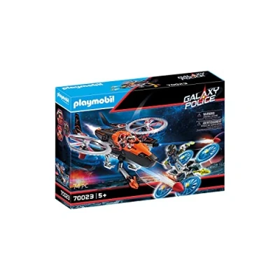 Imagen de PLAYMOBIL Galaxy Police 70023 Piratas Galácticos Helicóptero, A Partir de 5 Años