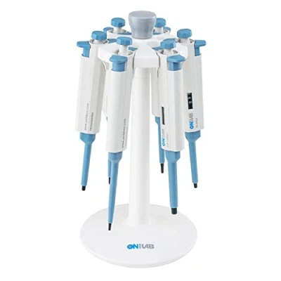 Imagen de ONiLAB Soporte redondo para pipeta de laboratorio, 6 pipetas (soporte pipetas) solo apto marca Micropipette…
