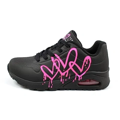 Imagen de Skechers Sport UNO X Goldcrown Zapatillas black/pink, Mujer, Talla: 38, Black/pink Zapatos