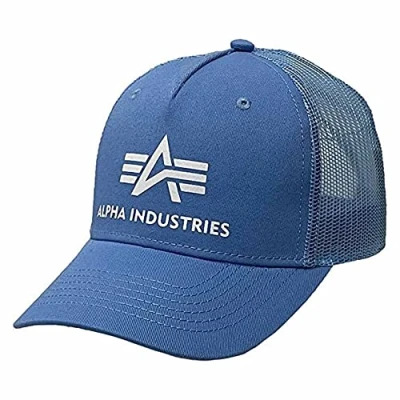 Imagen de Alpha Industries Basic Trucker Unisex Gorra, Talla: One Size, Light blue