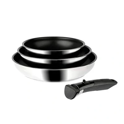 Imagen de Sitram Arpege Juego de 3 sartenes Acero Inoxidable, INOX