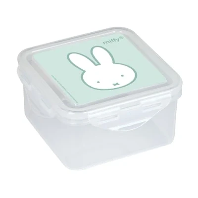 Imagen de Safta MIFFY Menta Fiambrera, Portatodo, Porta Comida, Calidad y Máxima Resistencia, Recreo, 13x13x7.5, Color
