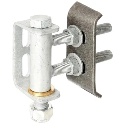 Imagen de Alberts 411350 Pernio de pórtico, Para una apertura da máxima 180, ajustable, Galvanizado en caliente, Roscado M16