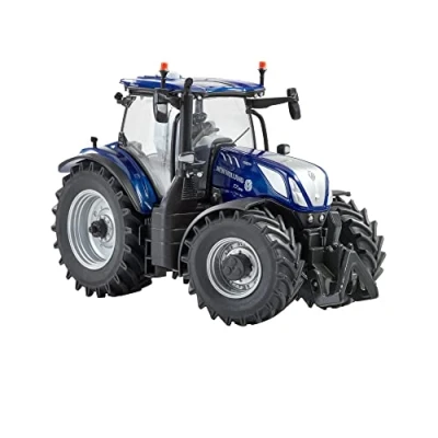 Imagen de New Holland T7.300 Blue Power Tractor Réplica, réplica de Compatible con Animales Granja y Juguetes a Escala 1:32, Adecuada para coleccionistas niños Partir 3 años