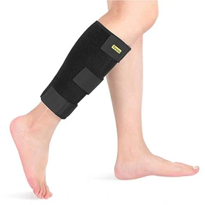 Imagen de Soporte de Pantorrilla, Transpirable Neopreno Pantorrilla Compresion, Mejora la Circulación Sanguínea y Reduce Lesión en Pierna Adapta a Hombres Mujeres