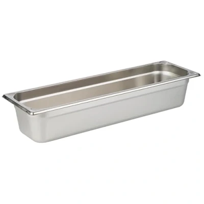 Imagen de APS recipiente 81804 GN 2/4, Gastronorm de acero inoxidable, dimensiones 165 x 530 mm/altura 100 mm/volumen 5,6 litros