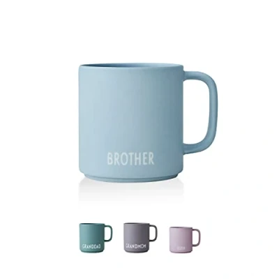 Imagen de design letters Tazas de Cafe Ideal Regalos Originales para Mujer, Hombre Regalar Desayuno Porcelana Taza Te con Letras Grabadas 250 Ml