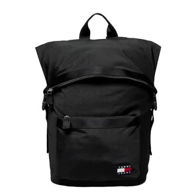 Imagen de Tommy Jeans Daily Rolltop Backpack Unisex Mochila, Talla: One Size, Black