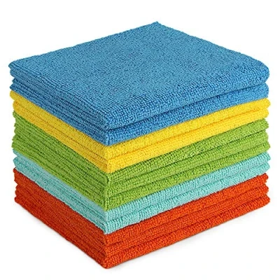 Imagen de AIDEA Paño de Limpieza Microfibra, Bayeta Microfibra 12 Unidades 30 x 30cm