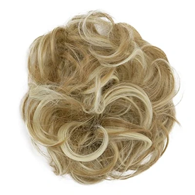 Imagen de CAISHA Liga Para El Cabello Pedazo De Voluminoso Updo Postizo Sintético Mezcla Rubios G13AL