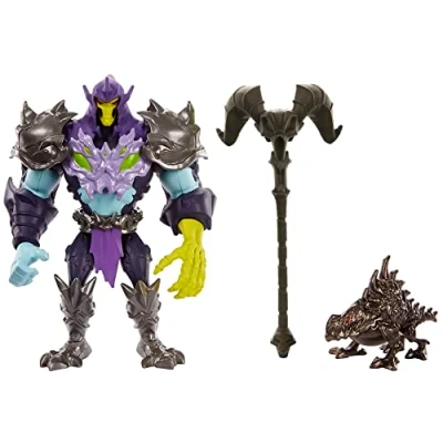 Imagen de He Man y los Masters del Universo MOTU Eternia Skeletor Figura de acción con accesorios, juguete +4 años (Mattel HLF52)