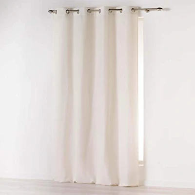 Imagen de Douceur d&#039;Intérieur Absolu Cortina con Ojales (140 x 260 cm, 140 Microfibra, Lisa, poliéster), Natural