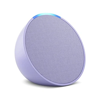 Imagen de Altavoz inteligente Amazon Echo Pop, Bluetooth con Alexa de sonido potente y compacto, Lavanda