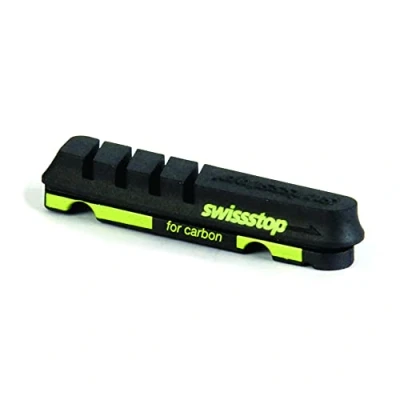 Imagen de SWISSSTOP Rex Articoli Tecnici 10003762 Kit de 4 Zapatas Ciclismo, Color Negro