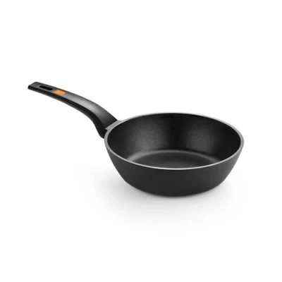 Imagen de BRA Efficient Sartén Honda 24 cm, Aluminio Fundido con Antiadherente Platinum Plus, Apta para Todo Tipo de cocinas incluida inducción, Libre PFOA, Color