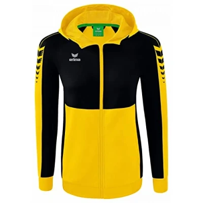 Imagen de ERIMA Mujer Six Wings Chaqueta de entrenamiento con capucha, amarillo, 40