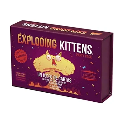 Imagen de Exploding Kittens Party Pack Juego de Mesa en Español, EKIEK04ES, 2 10 jugadores