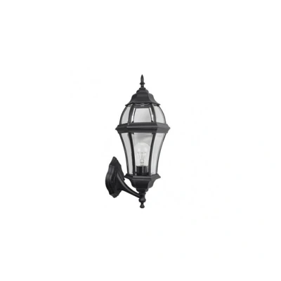 Imagen de FABRILAMP Aplique para terraza en Aluminio Becrux Negro Ip44