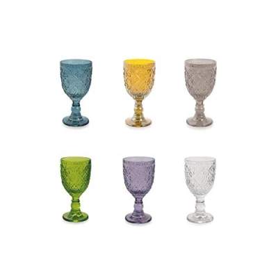 Imagen de Villa d&#039;Este Home Tivoli 5903650 Marrakech Juego de 6 copas cristal, surtido, 280 ml