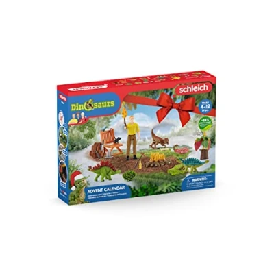 Imagen de Schleich 98984 Calendario de adviento 2023 DN, a partir 5 años, DINOSAURS playset, 24 piezas