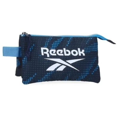 Imagen de Reebok Jhon Estuche Triple Azul 22x12x5 cms Poliéster by Joumma Bags