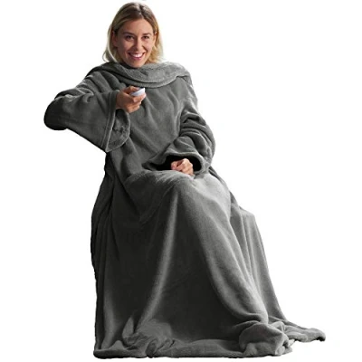 Imagen de Celinatex 3208 Manta para Cama, 170 x 200 cm + 50 cm, Color Gris