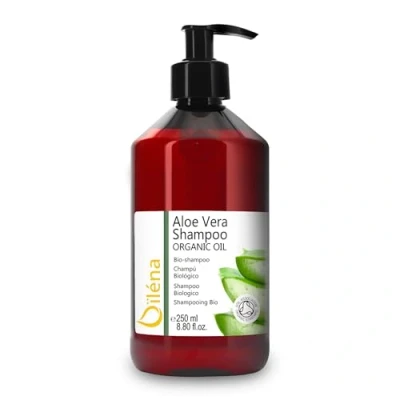 Imagen de Champú Natural y Ecológico Aloe Vera, Aceite Argán, Vitaminas, Queratina, Ceramidas Naturales Cabello Seco. Sin Parabenos ni Sulfatos. Anticaída (250 ml)