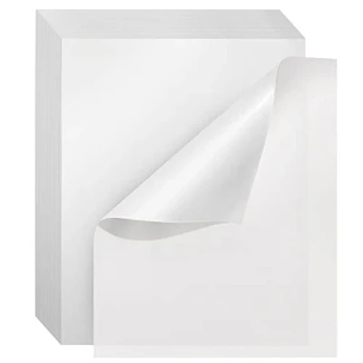 Imagen de 100 hojas de papel cristal para obras arte, proteger pinturas y dibujos, 40,6 cm x 50,8 cada una