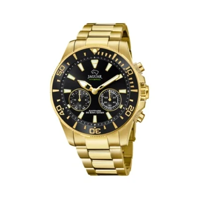Imagen de JAGUAR Reloj Modelo J899/3 de la colección Connected, Caja 45,7 mm Negro con Correa Acero Chapado para Caballero
