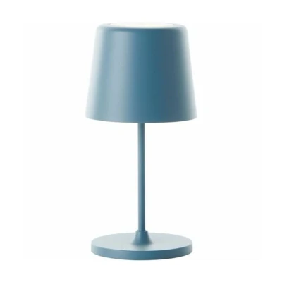 Imagen de Brilliant Kaami lámpara de mesa LED recargable, atenuable, azul claro