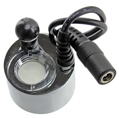 Imagen de SPARES2GO Opti Myst Transductor de disco vidrio para chimenea eléctrica compatible con Dimplex M 011B