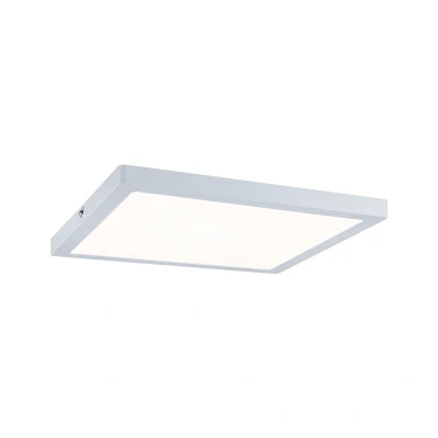 Imagen de Paulmann 70871 panel de superficie LED Atria cuadrado plafón 24W luz 2700 K blanco cálido mate regulable para montaje en pared/techo
