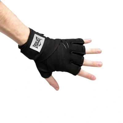 Imagen de Everlast Evergel Guantes Con Gel, Vendas De Boxeo, Negro, L