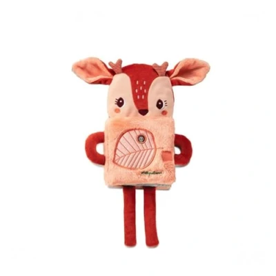 Imagen de Lilliputiens Libro educativo doudou Stella el Cervatillo Mago Juguete de despertar sensorial 2 en 1 para bebés desde 6 meses con actividades y fosforescencia ideal la hora dormir,83420