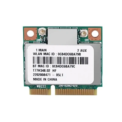 Imagen de Vbestlife Tarjeta de WiFi Inalámbrica Dual Band 2.4G / 5Ghz AR5B22 Red 300Mbps Bluetooth 4.0 Mini PCI E