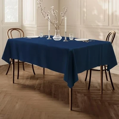 Imagen de Home Direct Mantel 100% poliéster, Rectangular 140 x 180cm Rojo Oscuro, Bordeaux