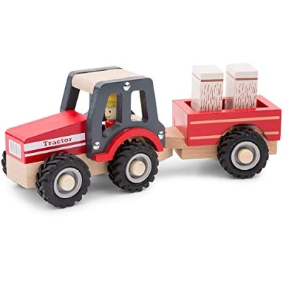Imagen de New Classic Toys Tractor con remolque