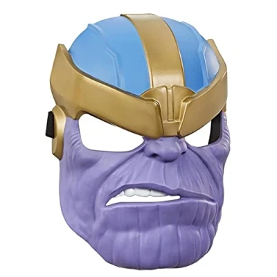 Imagen de Marvel Thanos Hero Mask Toys, diseño clásico, inspirado en Avengers Endgame, para niños a partir de 5 años
