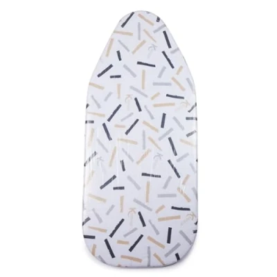 Imagen de Tabla de Planchar sobremesa Kleeneze KL028293FEU7 con Funda Lavable a máquina 100% algodón, compacta y fácil Guardar, idónea para Viajar, Apta diestros Zurdos, Acero, 73 x 31 cm