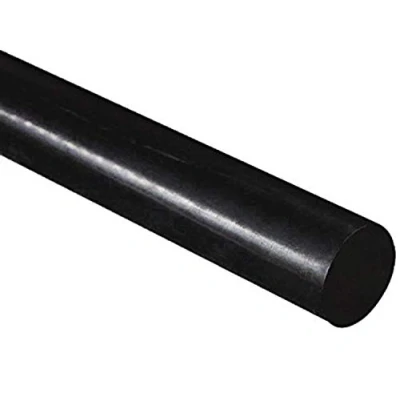 Imagen de Varilla redonda de polietileno alta densidad HDPE, diámetro 50mm x 300mm largo, grado A PE 500, color negro