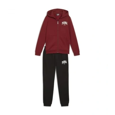 Imagen de PUMA SQUAD Full Zip Sweat Suit FL B, Chándal Niños, Intense Red, 683318