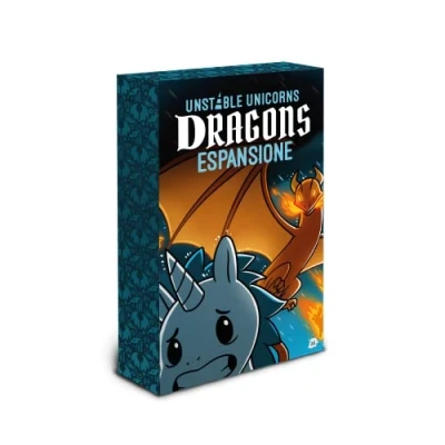 Imagen de Asmodee, Unstable Unicorns: Dragons, Expansión Juego de Mesa, edición en Italiano