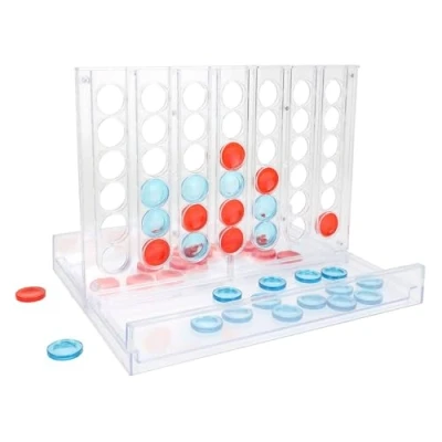 Imagen de WELL HOME Juego de Cuatro en raya base transparente