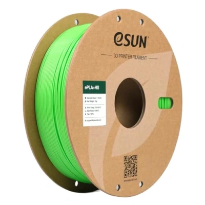 Imagen de eSUN PLA+ Filamento 1.75mm, PLA+HS para Impresora 3D de Alta Velocidad Precisión Dimensional +/ 0.03mm, Carrete 1KG (2.2 LBS) Impresoras Velocidad,Verde Oscuro