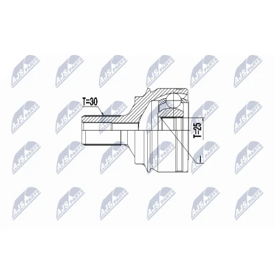 Imagen de NTY NPZ ME 026 Junta Homocinética Eje delantero, derecha, izquierda MERCEDES BENZ: GLC SUV