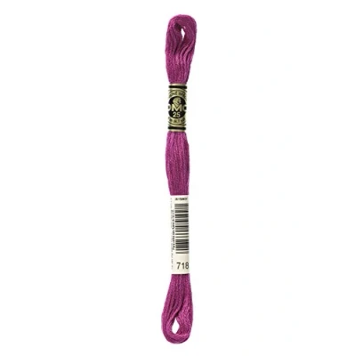 Imagen de DMC Hilo Mouliné®100% algodón Apto para todas las técnicas y todos los soportes, ideal punto de cruz Ovillos 8 m 6 hebras, disponible en 500 colores