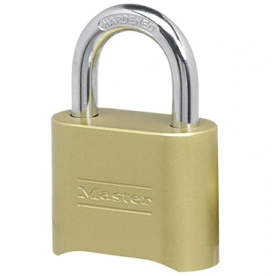 Imagen de Master Lock 175 Cerradura combinada, latón, 1 pulgada