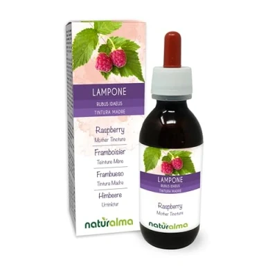 Imagen de Frambueso (Rubus idaeus) hojas Tintura Madre sin alcohol Naturalma Extracto líquido gotas 120 ml Complemento alimenticio Vegano